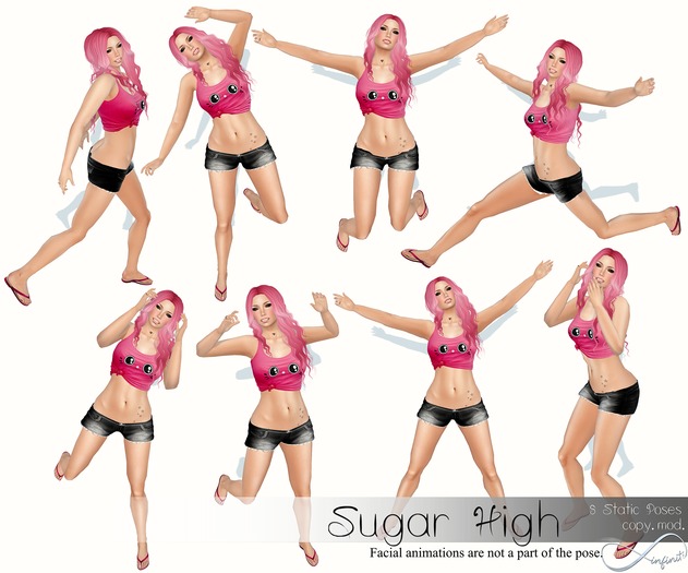 . Infiniti . - Sugar High - 8 Static Poses