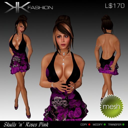 KKF - Skulls n Roses - Blue