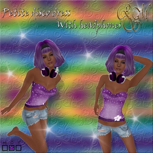 petite disco dress
