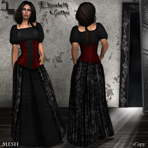 DE Designs - Elizabeth - Black/Red