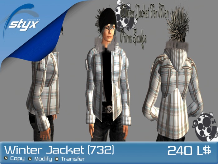 BUD-732-Clothes-O-Winter Jacket 