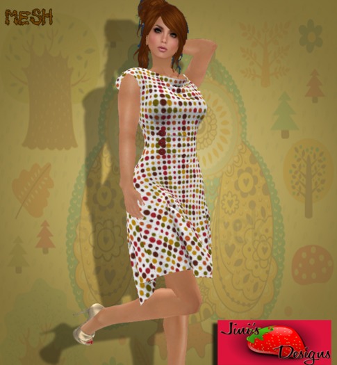 Jinis Designs Autumn Owl Button Dress