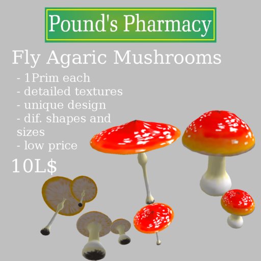 <<PP Fly Agaric Mushrooms<<