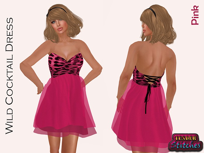 [TS] Wild Cocktail Dress - PINK