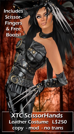 XTC ScissorHands Leather Costume