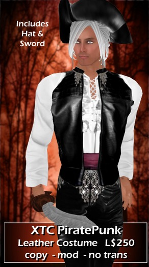 XTC PiratePunk Leather Costume