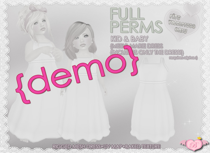 {DEMO} :*BABY*: FULL PERMS TODDLEEDOO Marie Dress