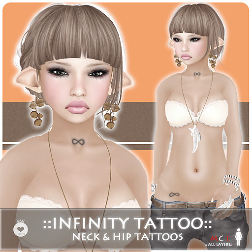 ::LEO-NT:: Infinity <3 Tattoos [front-neck&hip]