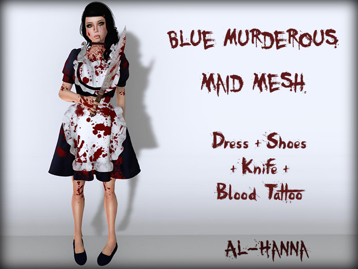 Blue Murderous Maid Mesh*A-H
