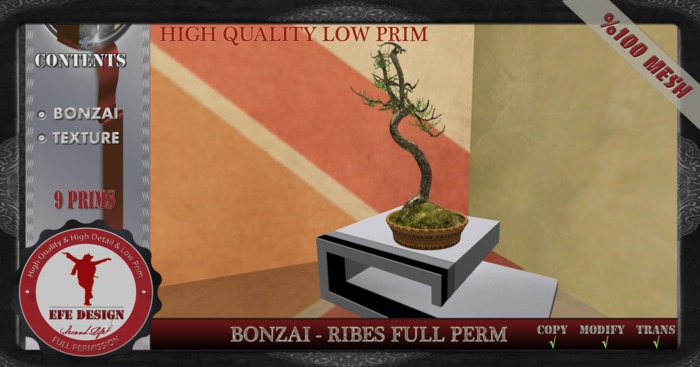Bonzai-Ribes Full Perm EFE DESIGN