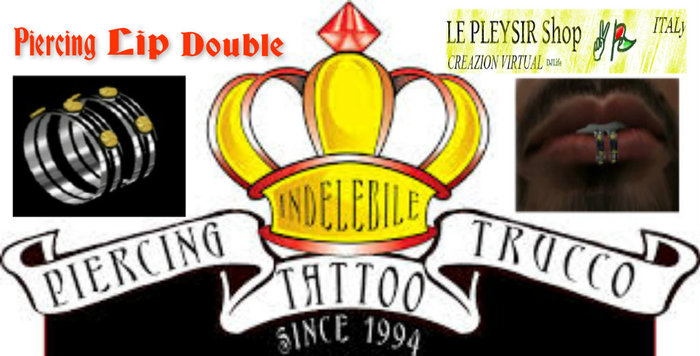 Piercing  Lip  Double ::PX::