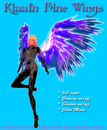 Pardoes Klaatu Blue wings