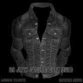* GUARDED CROSS/Men’s-Wear * GC Jean Jacket: Grey Cord
