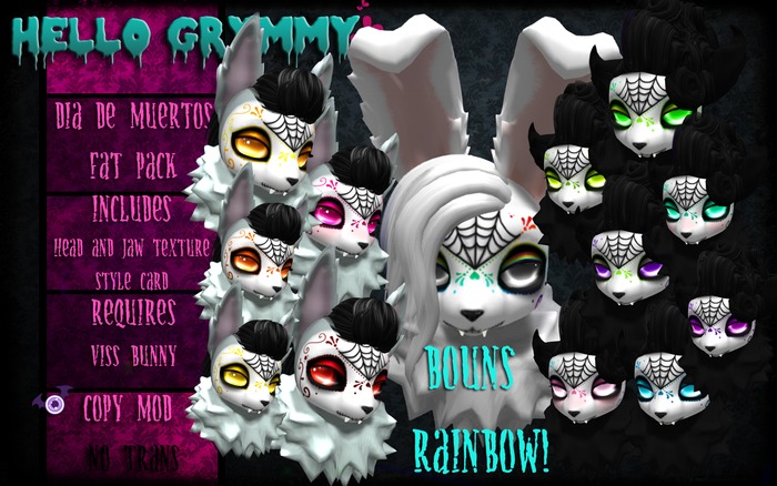 Hello Grymmy! Día de Muertos FatPack!