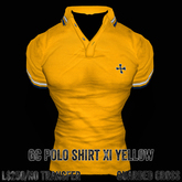 *GUARDED CROSS/Men’s-Wear* GC Polo Shirt XI: Yellow
