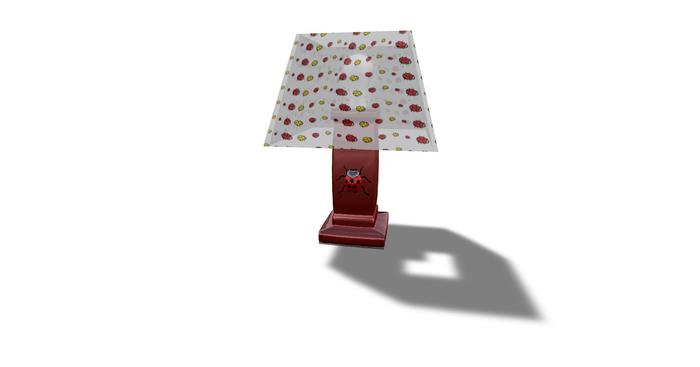 Red Lady Bug Lamp (boxed)