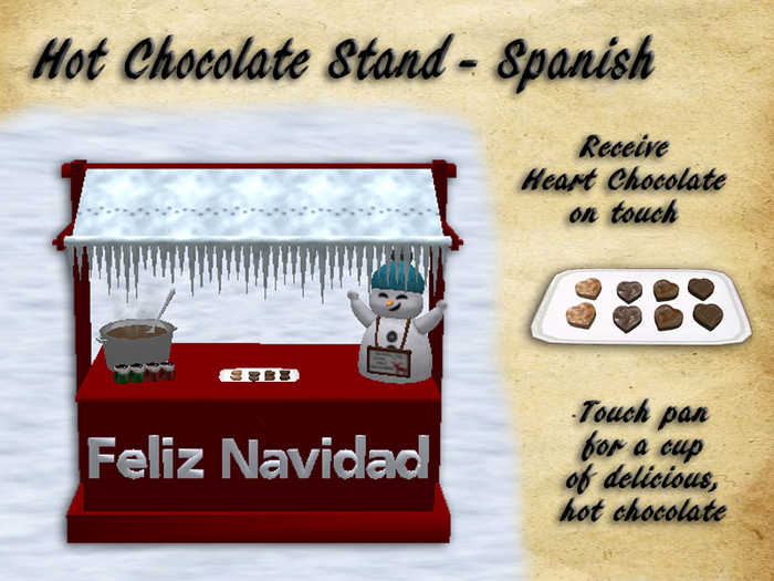 Hot Chocolate Stand Spanish