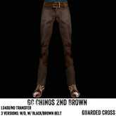 * GUARDED CROSS/Men’s-Wear * GC Chinos 2nd Brown