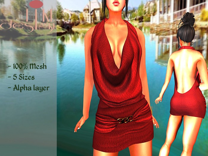 .: LIKE DESIGN :. Alice Mini Dress Red 