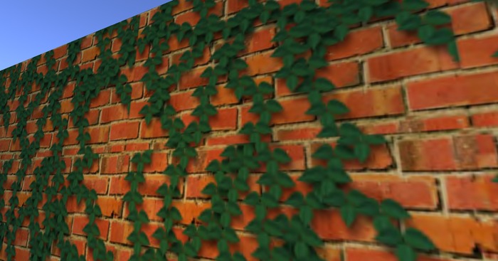beautiful  bric wall