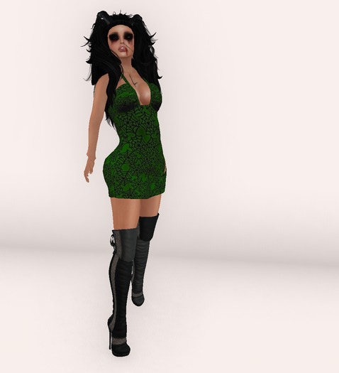 Halloween Spider Dress BLACKS