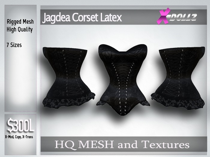 X-DOLLZ Jagdea Corset LAVISH LATEX LATEX
