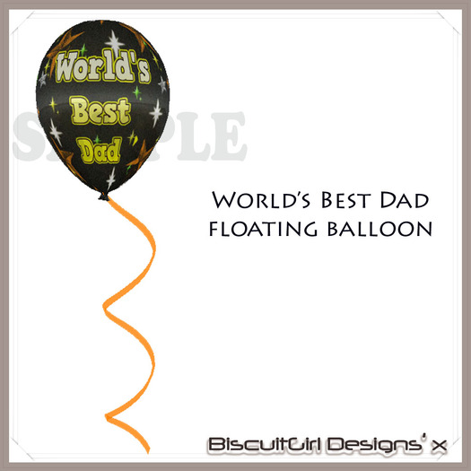 World's Greatest DAD Floating Balloon