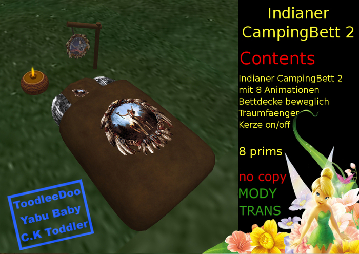 Indianer CampingBett 2
