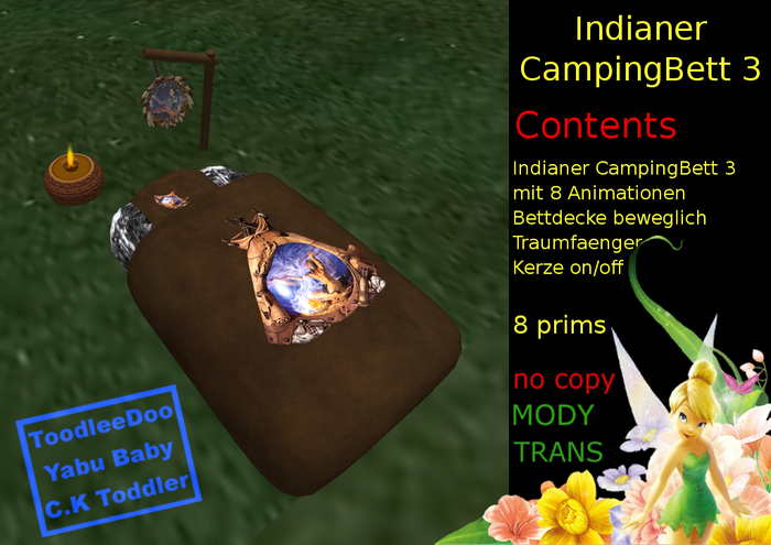 Indianer CampingBett 3