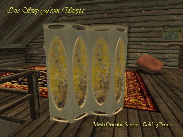 Oriental Screen - Gold
