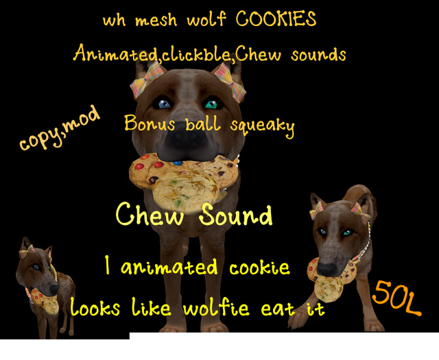 wolf Cookies,animated GIFT