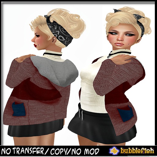 *Bubblefish* Hooded Sweater Pride