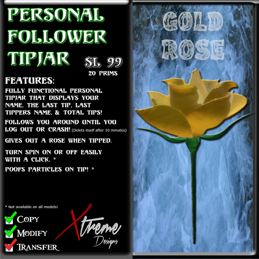 Personal Follower Tipjar v1.0 -Enchanted- [BAG]
