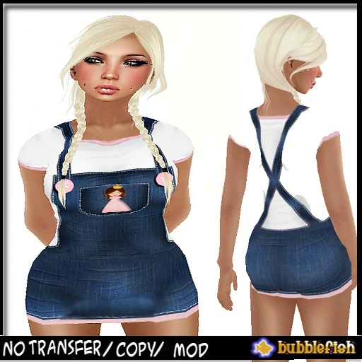 *Bubblefish* Overall Dress - Kawaii Princess