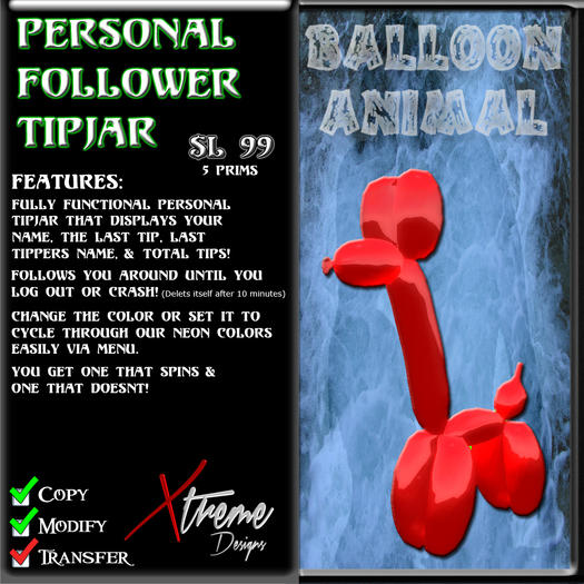 Personal Follower Tipjar v1.0 -Enchanted- [BAG]