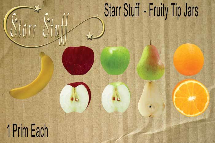 Starr-Stuff- Fruity Tip Jars - Boxed