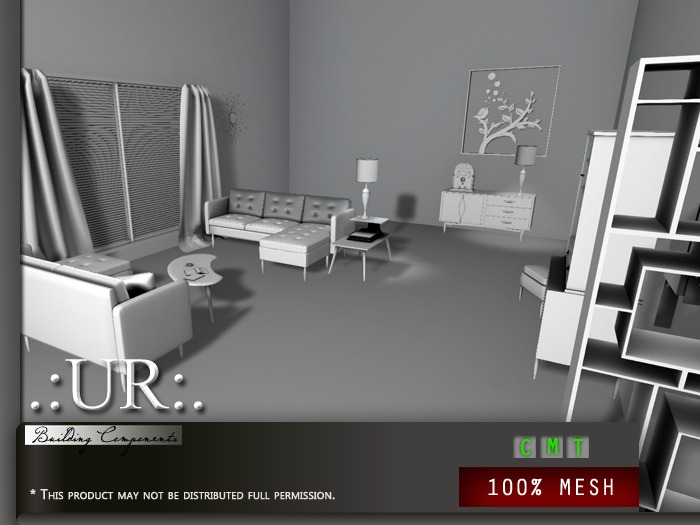 .:UR:. Reader Living Room Set (full perm mesh)