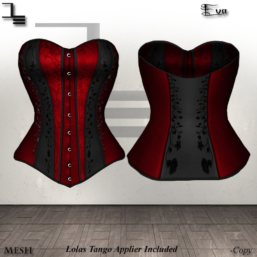 DE Designs - Eva Corset - Red