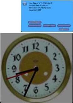 Wall CLOCK lightblue 2