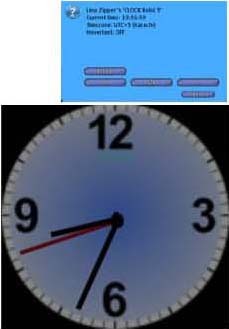 Wall CLOCK skyblue