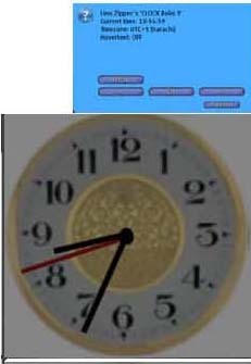 Wall CLOCK gold silver