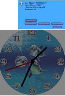 Wall CLOCK dolphin