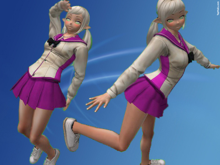 <<R-L>> School Dres Pink