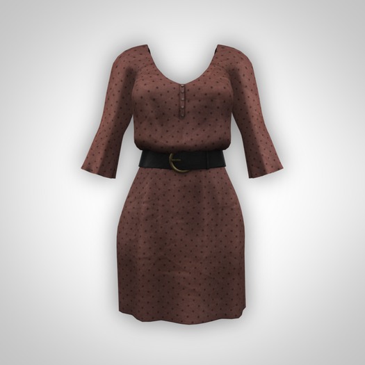 ANOIRCRE Vieux Dress Brown (mesh)