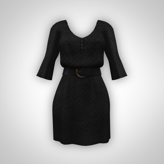 ANOIRCRE Vieux Dress Black (Mesh)
