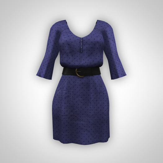 ANOIRCRE Vieux Dress Blue (Mesh)