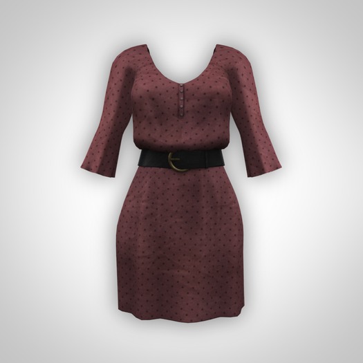 ANOIRCRE Vieux Dress Red (Mesh)