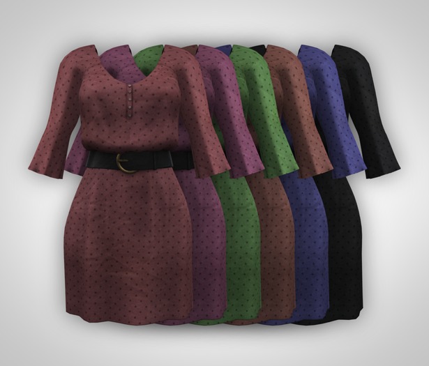 ANOIRCRE Vieux Dress FATPACK (Mesh)