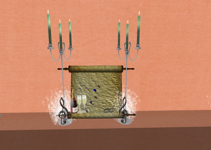 Scroll Wedding Invitation Boxed