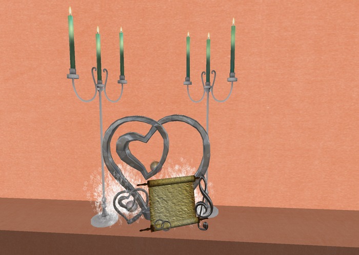 Heart Wedding Invitation Boxed